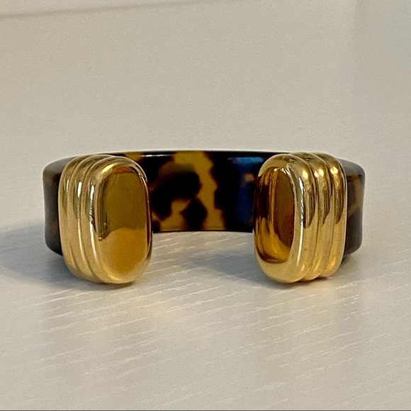 NWT Ralph Lauren Faux Tortoise Cuff Bracelet - Picture 3 of 4
